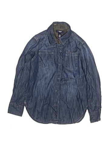 Gap Kids Outlet Long Sleeve Button-Down Shirt (view 1)