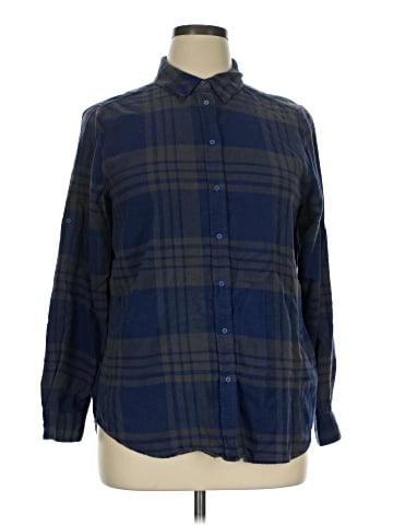 Lascana Long Sleeve Button-Down Shirt (view 1)