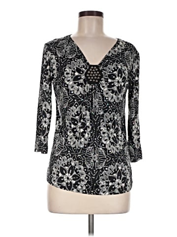 DressBarn 3/4 Sleeve T-Shirt (view 1)