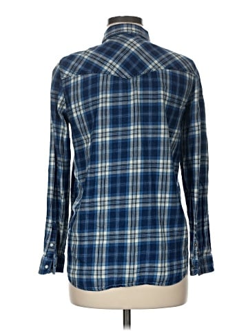 American Eagle Outfitters Long Sleeve Button-Down Shirt (view 2)