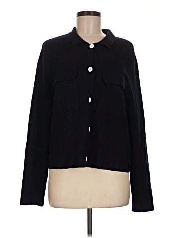 Karen Kane Long Sleeve Button-Down Shirt (view 1)