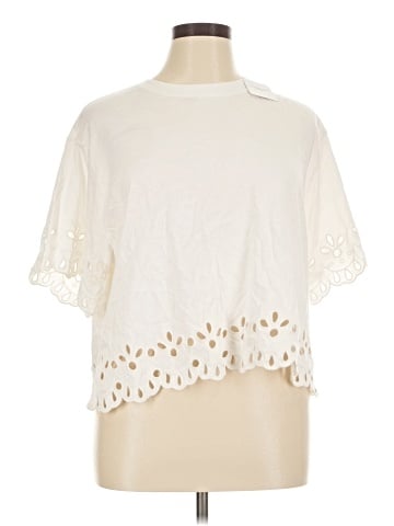 American Eagle Outfitters Short Sleeve Blouse (view 1)