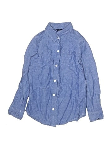 Janie and Jack Long Sleeve Button-Down Shirt (view 1)