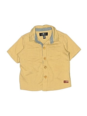 7 For All Mankind Short Sleeve Button-Down Shirt (view 1)