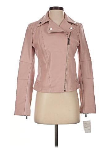 MICHAEL Michael Kors Leather Jacket (view 1)