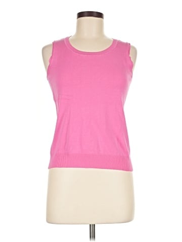 August Silk Sleeveless T-Shirt (view 1)