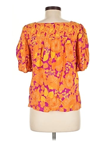Rose + Olive Short Sleeve Blouse (view 2)