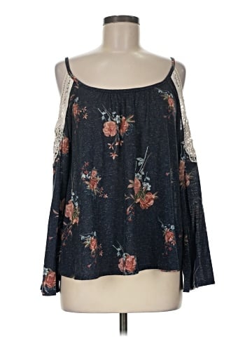 Rewind 3/4 Sleeve Blouse (view 1)