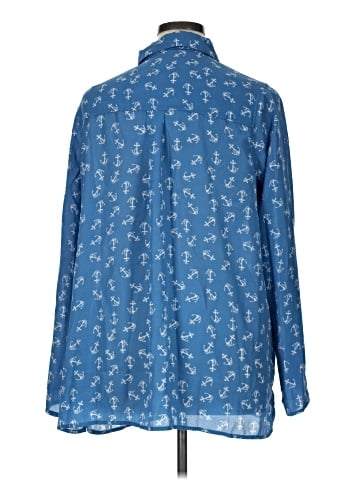 G by Giuliana Rancic Long Sleeve Blouse (view 2)