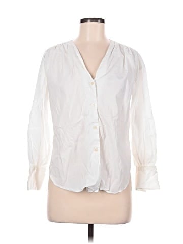 Jason Wu 3/4 Sleeve Button-Down Shirt (view 1)
