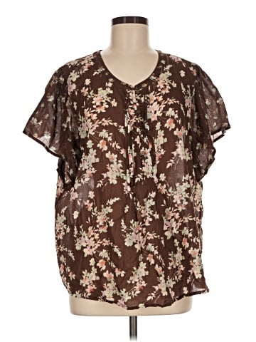 J.Jill Short Sleeve Blouse (view 1)