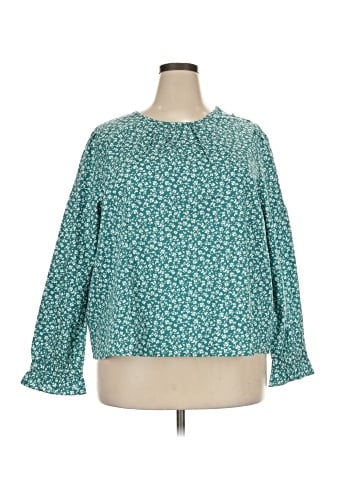 J.Crew Factory Store 3/4 Sleeve Blouse (view 1)