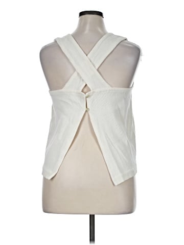 Madewell Ottoman Jacquard Cross-Back Tank Top (view 2)