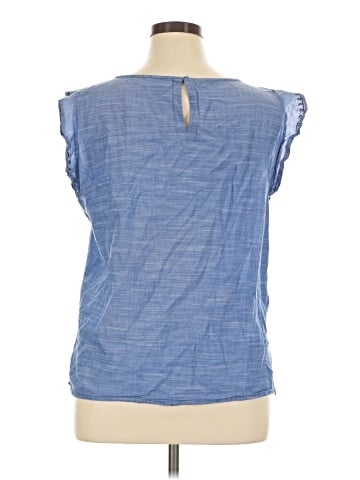 Ann Taylor LOFT Outlet Short Sleeve Blouse (view 2)