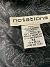 Notations Paisley Black Blazer Size XL - photo 6