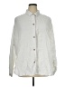 Roxy Solid Ivory Long Sleeve Button-Down Shirt Size XL - photo 1