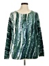 Chico's Tie-dye Green Pullover Sweater Size XL (3) - photo 1
