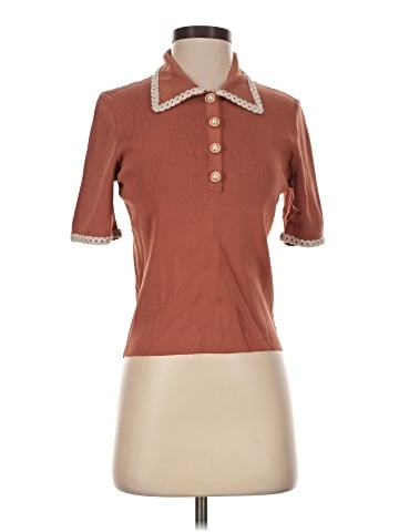 Alexia Admor Short Sleeve Polo (view 1)