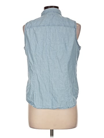 J.Crew Factory Store Sleeveless Button-Down Shirt (view 2)