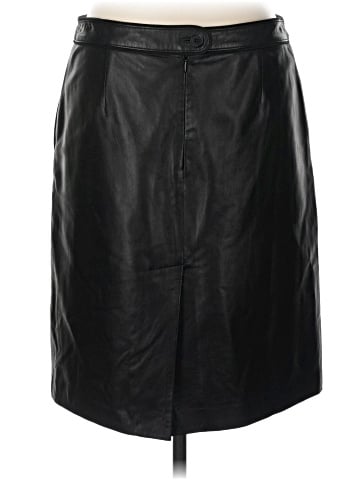 DKNY Leather Skirt (view 2)