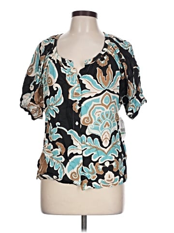Karen Kane Short Sleeve Blouse (view 1)
