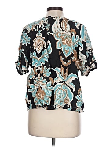 Karen Kane Short Sleeve Blouse (view 2)