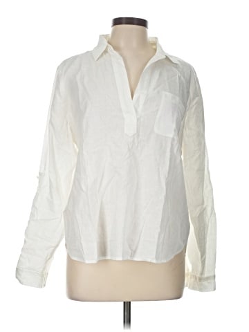 J.Crew Factory Store Long Sleeve Polo (view 1)