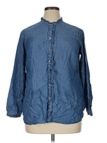 Terra & Sky 3/4 Sleeve Blouse (view 1)