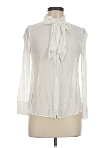 Massimo Dutti Long Sleeve Blouse (view 1)