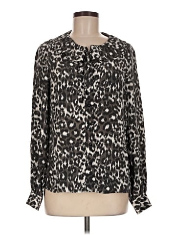 Kate Spade New York Long Sleeve Silk Top (view 1)