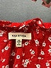 Max Studio 100% Polyester Red Short Sleeve Blouse Size M - photo 7