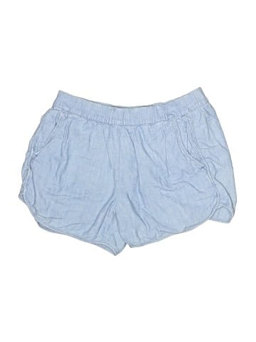Madewell Chambray Pull-On Shorts (view 1)