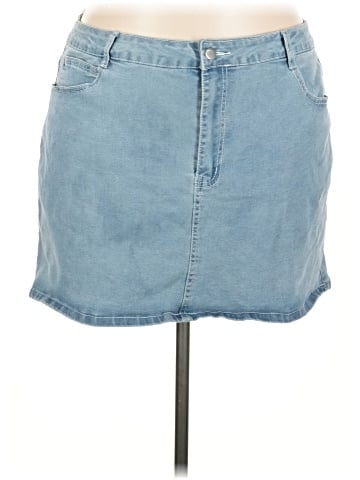 Unbranded Denim Skirt (view 1)