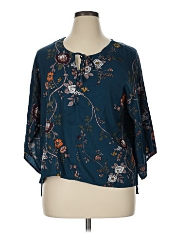 Maurices 3/4 Sleeve Blouse (view 1)