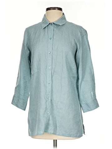 Coldwater Creek 3/4 Sleeve Button-Down Shirt (view 1)