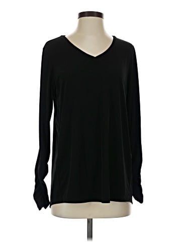 Susan Graver Long Sleeve Top (view 1)