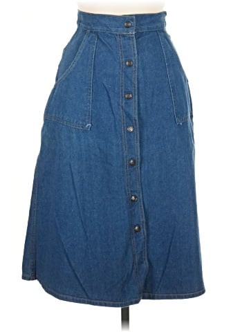 Unbranded Denim Skirt (view 1)