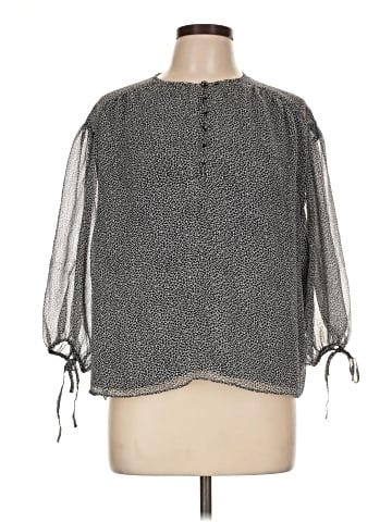 1.State 3/4 Sleeve Blouse (view 1)