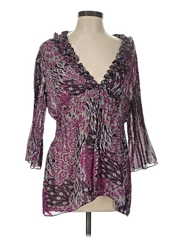 Notations 3/4 Sleeve Blouse (view 1)