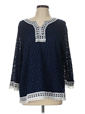 Alfred Dunner 3/4 Sleeve Blouse (view 1)