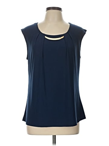 Roz & Ali Sleeveless Blouse (view 1)