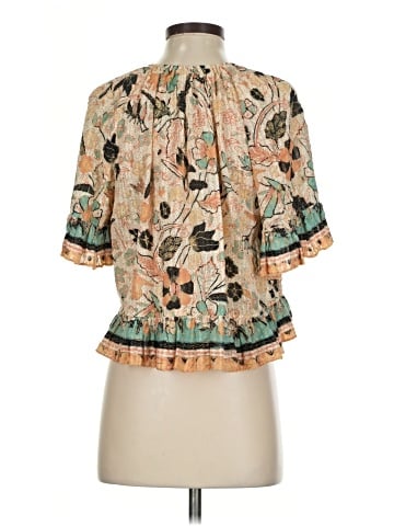 Ulla Johnson Short Sleeve Blouse (view 2)