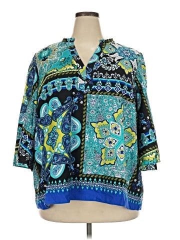 Olivia & Martin 3/4 Sleeve Blouse (view 1)