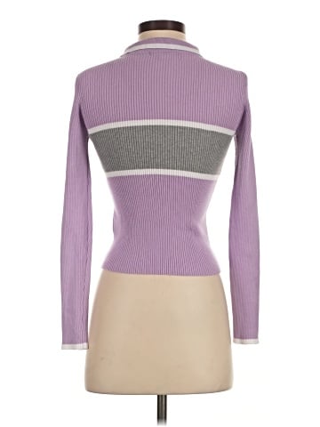 Charlotte Russe Long Sleeve Polo (view 2)