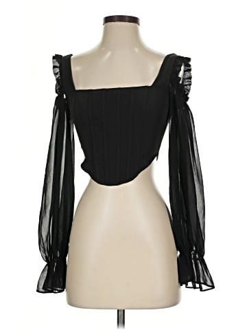 Missguided Long Sleeve Blouse (view 1)
