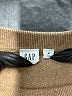 Gap 100% Cotton Brown Pullover Sweater Size M - photo 7