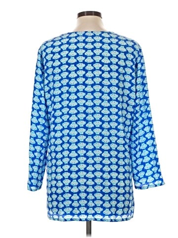 Lilly Pulitzer 3/4 Sleeve Silk Top (view 2)