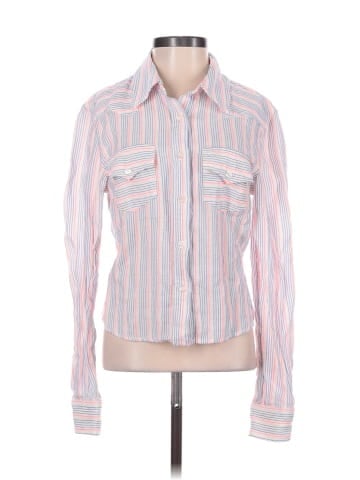 Milly Long Sleeve Button-Down Shirt (view 1)
