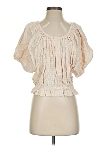 French Connection Short Sleeve Blouse (view 1)