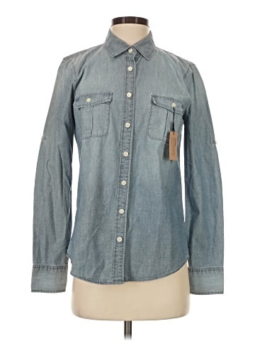 J.Crew Factory Store Long Sleeve Button-Down Shirt (view 1)